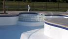 Customized Pool w/Fiberglass finish